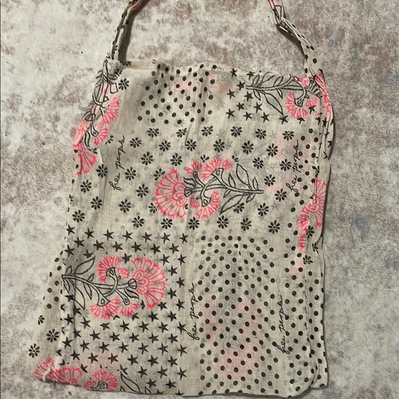 Free People Floral Tote Bag - Pink and Black - Picture 1 of 1